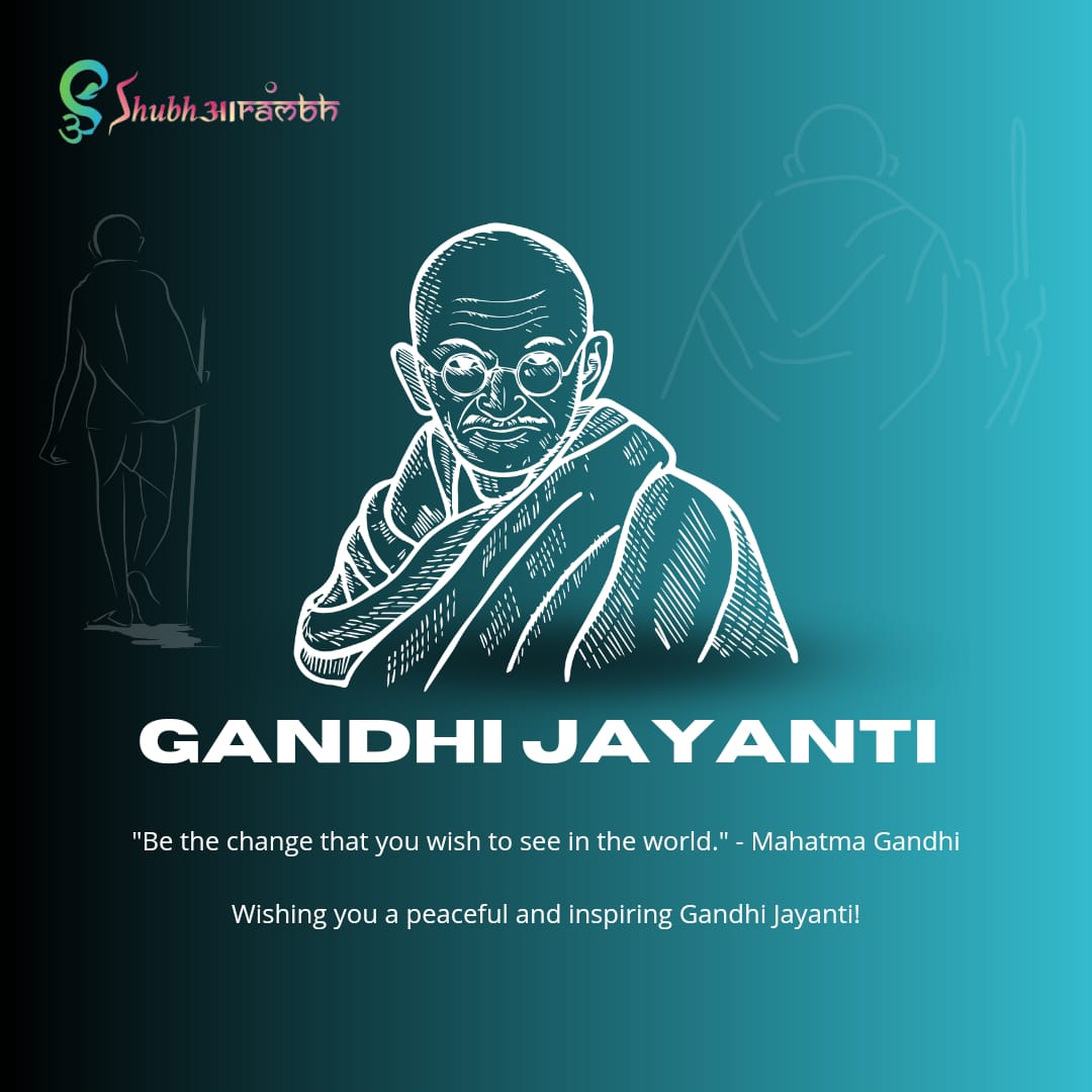 Subharambh Foundation wishes you all a very happy Mahatma Gandhi Jayanti.